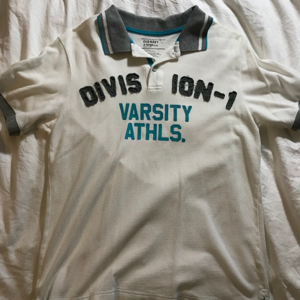 White and Gray Polo